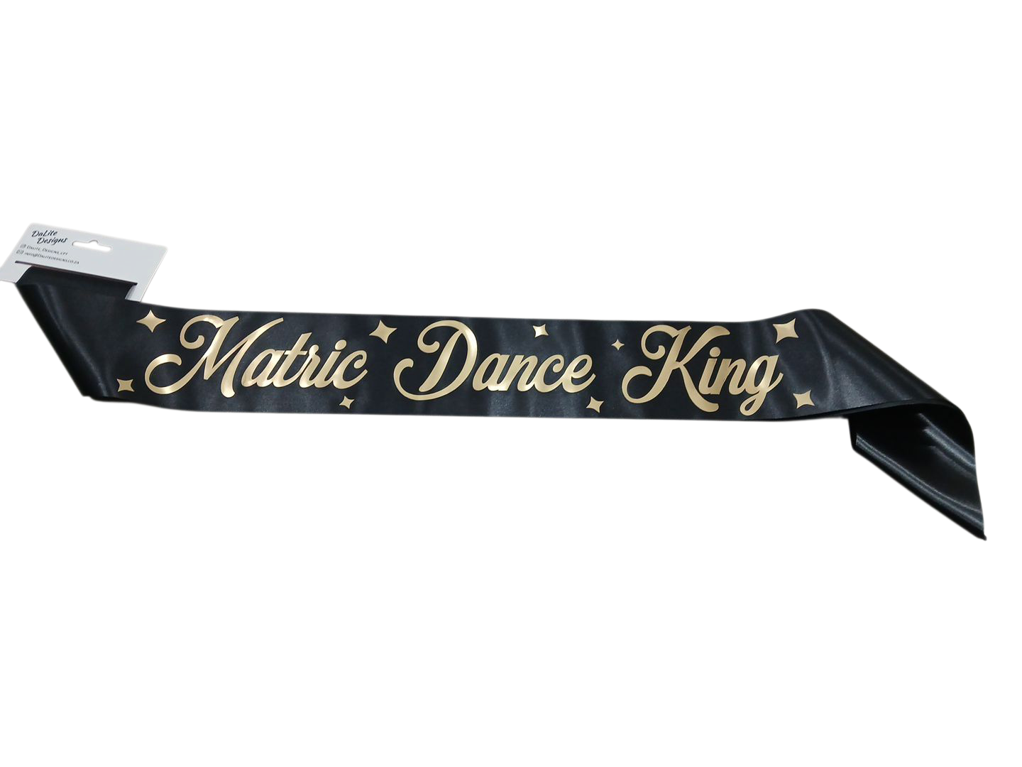 Matric Dance King Gold Foil
