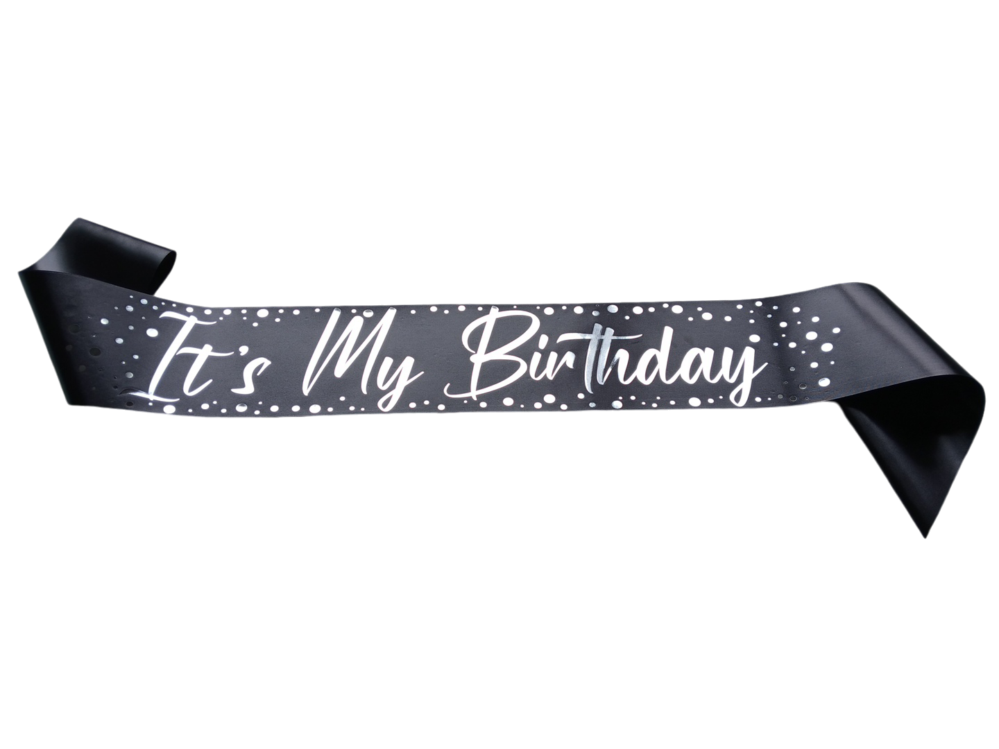 It’s My Birthday Sparkle Silver Foil